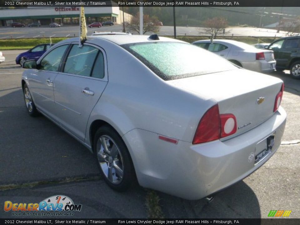 2012 Chevrolet Malibu LT Silver Ice Metallic / Titanium Photo #2