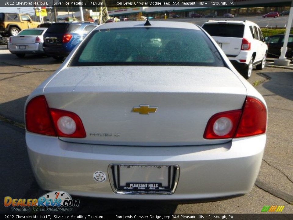 2012 Chevrolet Malibu LT Silver Ice Metallic / Titanium Photo #3