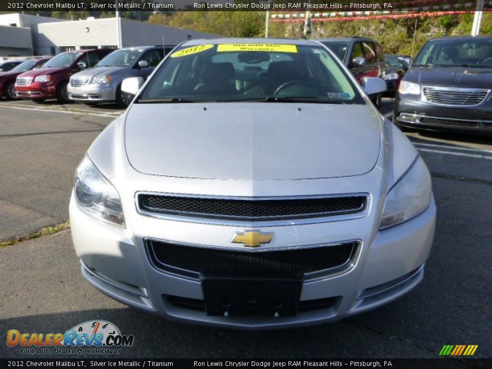 2012 Chevrolet Malibu LT Silver Ice Metallic / Titanium Photo #7