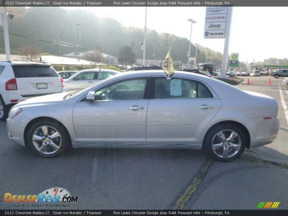 2012 Chevrolet Malibu LT Silver Ice Metallic / Titanium Photo #8