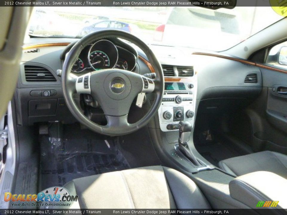 2012 Chevrolet Malibu LT Silver Ice Metallic / Titanium Photo #12