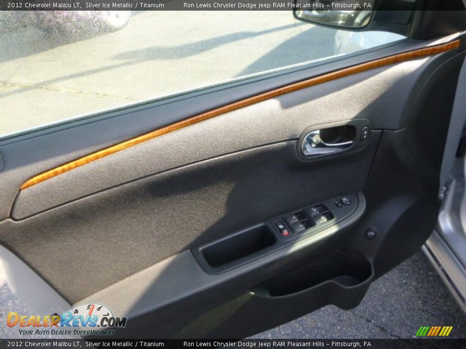 2012 Chevrolet Malibu LT Silver Ice Metallic / Titanium Photo #14