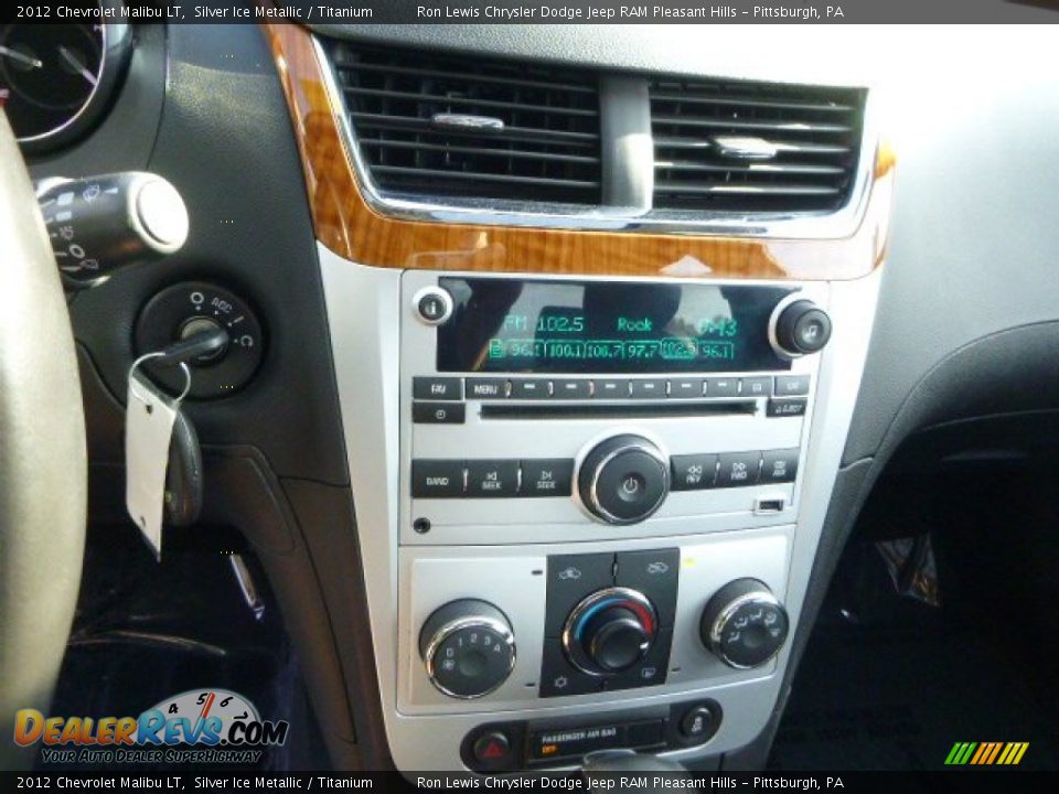2012 Chevrolet Malibu LT Silver Ice Metallic / Titanium Photo #18