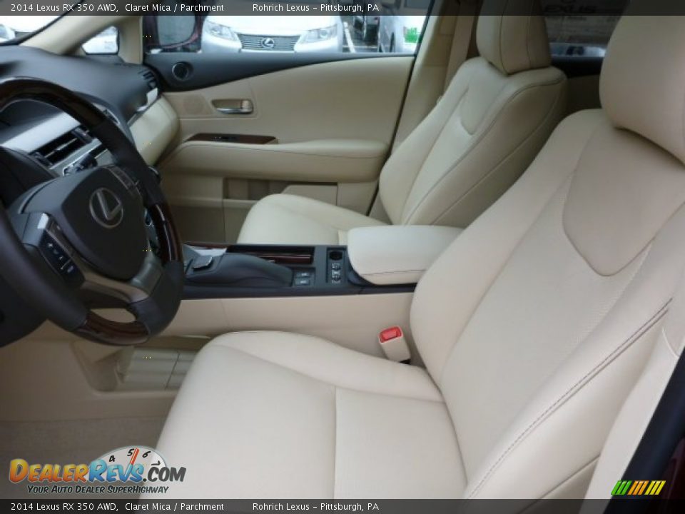 2014 Lexus RX 350 AWD Claret Mica / Parchment Photo #10