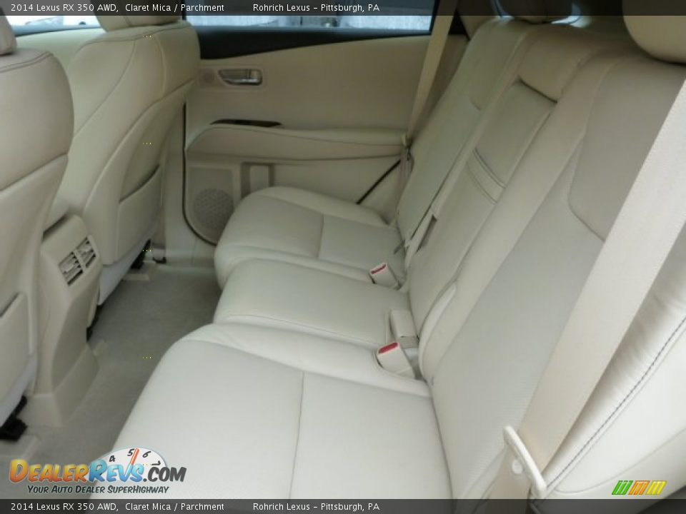 2014 Lexus RX 350 AWD Claret Mica / Parchment Photo #11