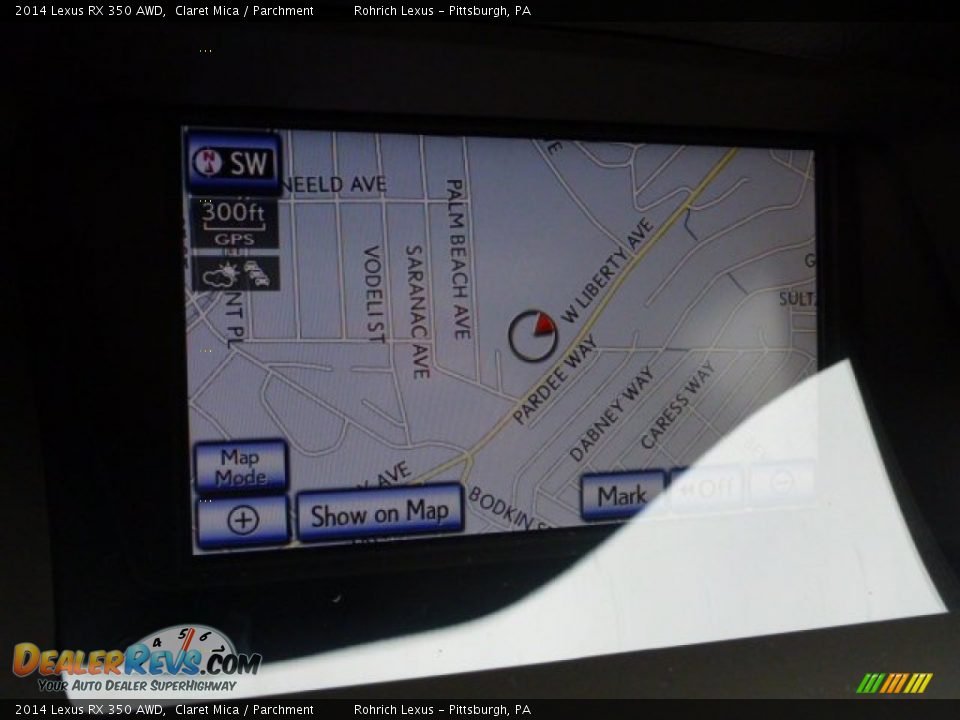 2014 Lexus RX 350 AWD Claret Mica / Parchment Photo #16