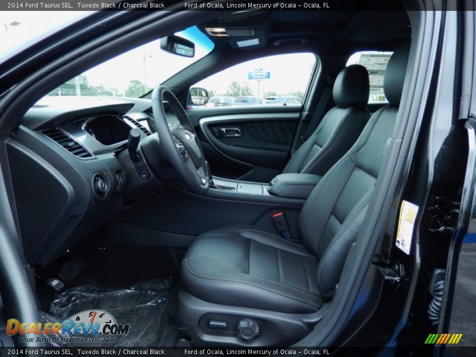 2014 Ford Taurus SEL Tuxedo Black / Charcoal Black Photo #6