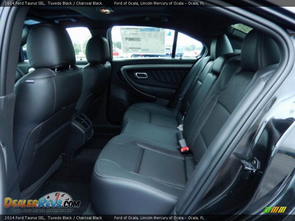 2014 Ford Taurus SEL Tuxedo Black / Charcoal Black Photo #7