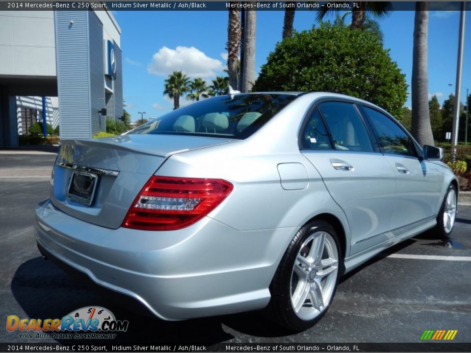 2014 Mercedes-Benz C 250 Sport Iridium Silver Metallic / Ash/Black Photo #3