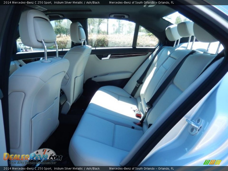 2014 Mercedes-Benz C 250 Sport Iridium Silver Metallic / Ash/Black Photo #6