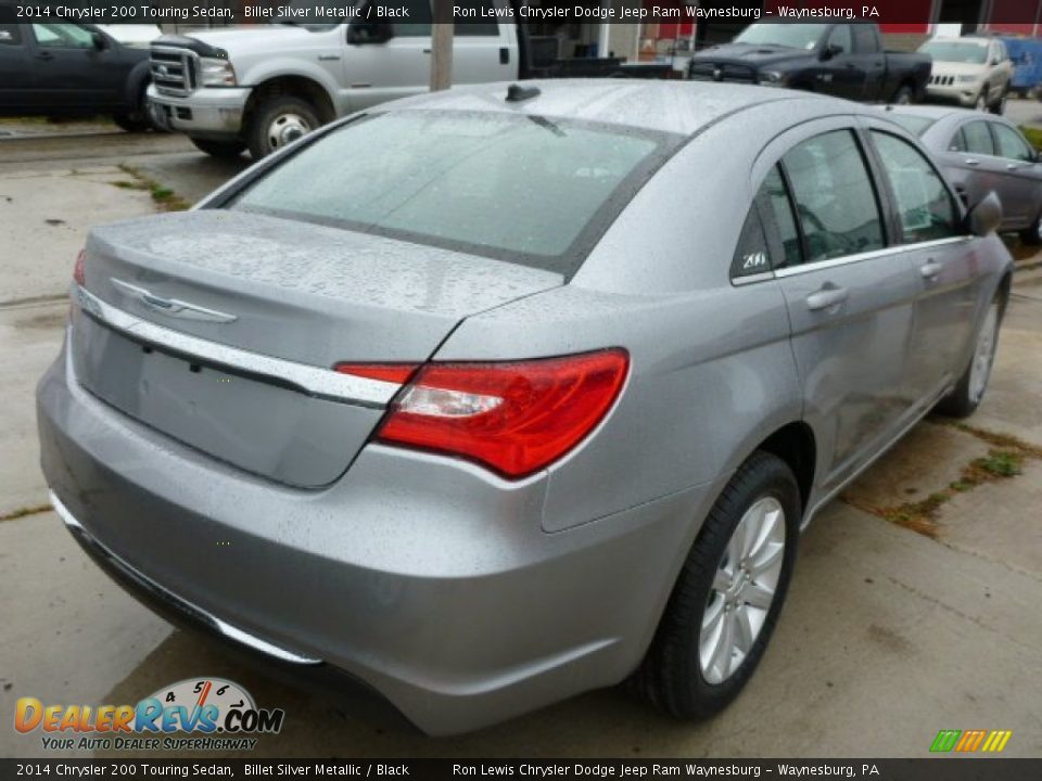 2014 Chrysler 200 Touring Sedan Billet Silver Metallic / Black Photo #5