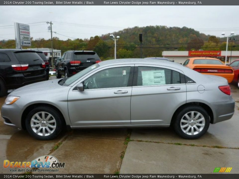 2014 Chrysler 200 Touring Sedan Billet Silver Metallic / Black Photo #8