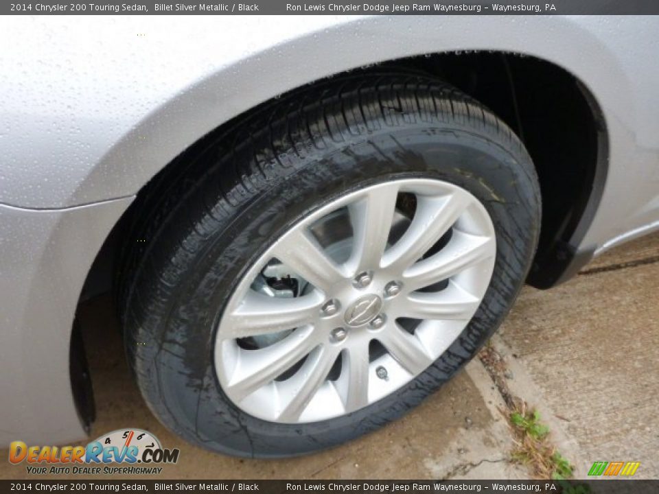 2014 Chrysler 200 Touring Sedan Billet Silver Metallic / Black Photo #9