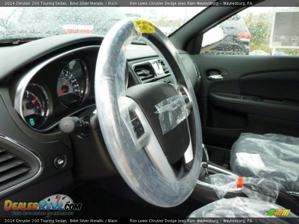 2014 Chrysler 200 Touring Sedan Billet Silver Metallic / Black Photo #17