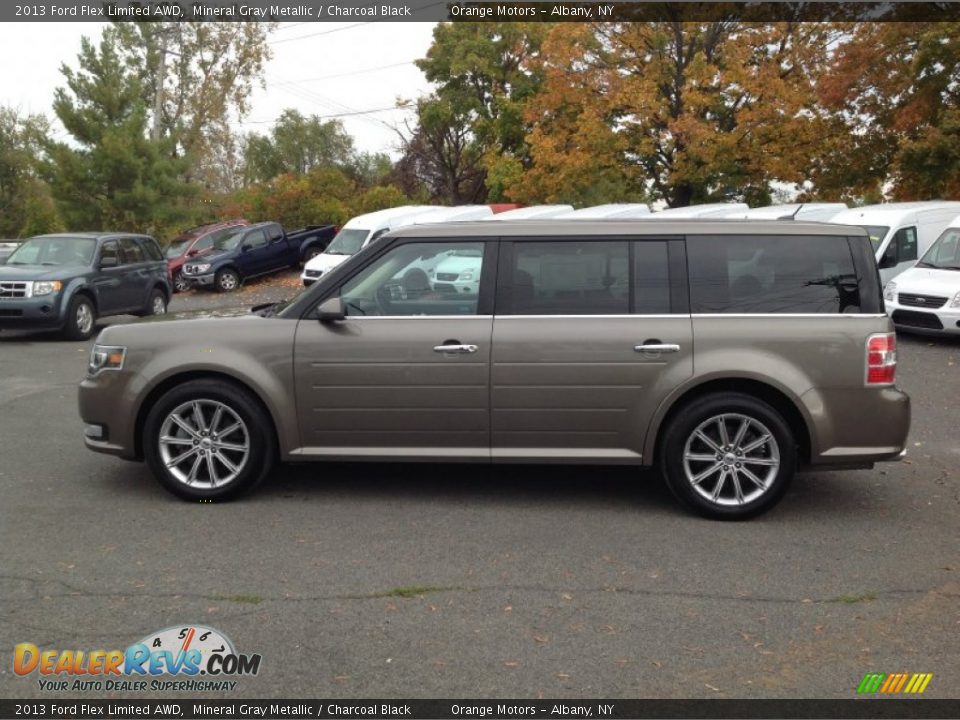 2013 Ford Flex Limited AWD Mineral Gray Metallic / Charcoal Black Photo #4