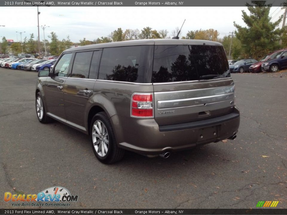 2013 Ford Flex Limited AWD Mineral Gray Metallic / Charcoal Black Photo #5