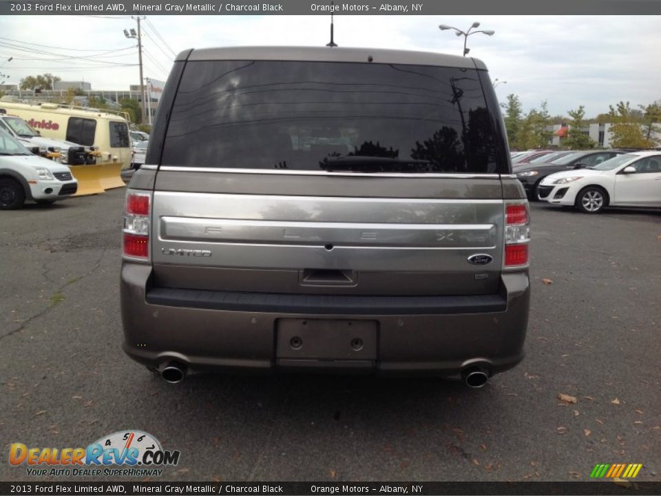 2013 Ford Flex Limited AWD Mineral Gray Metallic / Charcoal Black Photo #6