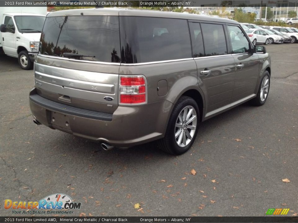 2013 Ford Flex Limited AWD Mineral Gray Metallic / Charcoal Black Photo #7