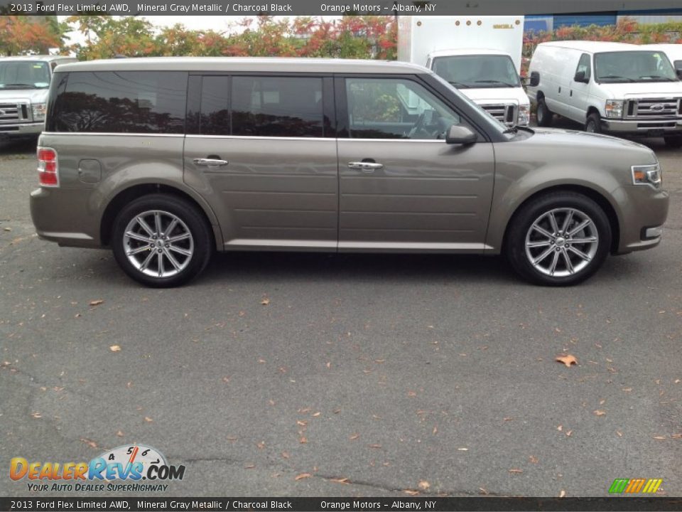 2013 Ford Flex Limited AWD Mineral Gray Metallic / Charcoal Black Photo #8