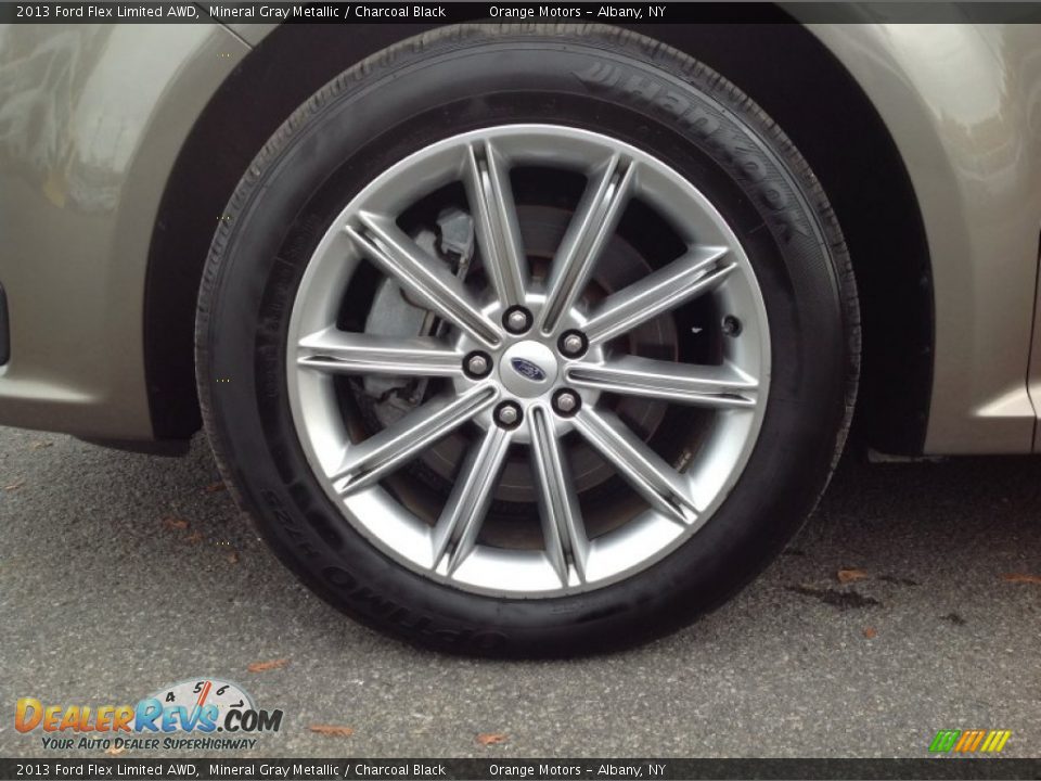 2013 Ford Flex Limited AWD Mineral Gray Metallic / Charcoal Black Photo #9