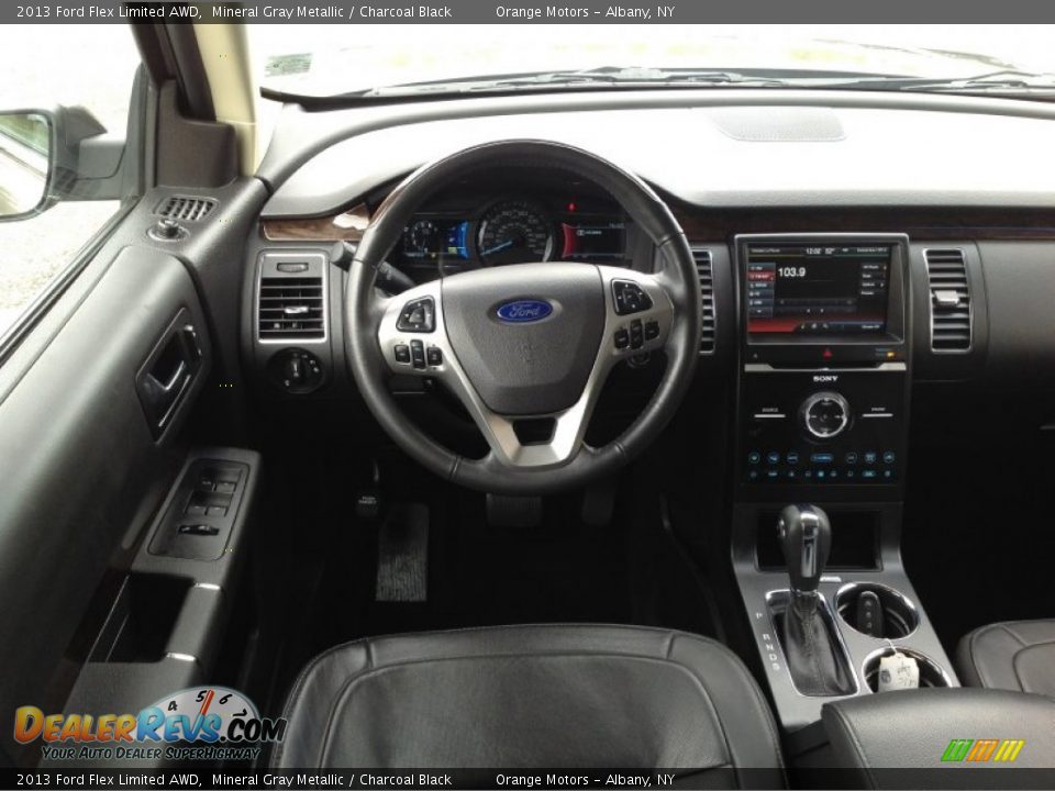 2013 Ford Flex Limited AWD Mineral Gray Metallic / Charcoal Black Photo #11