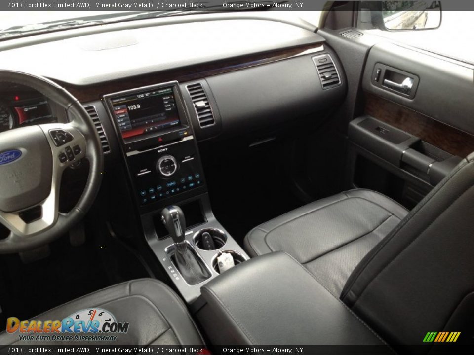 2013 Ford Flex Limited AWD Mineral Gray Metallic / Charcoal Black Photo #12