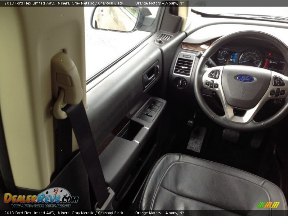2013 Ford Flex Limited AWD Mineral Gray Metallic / Charcoal Black Photo #13