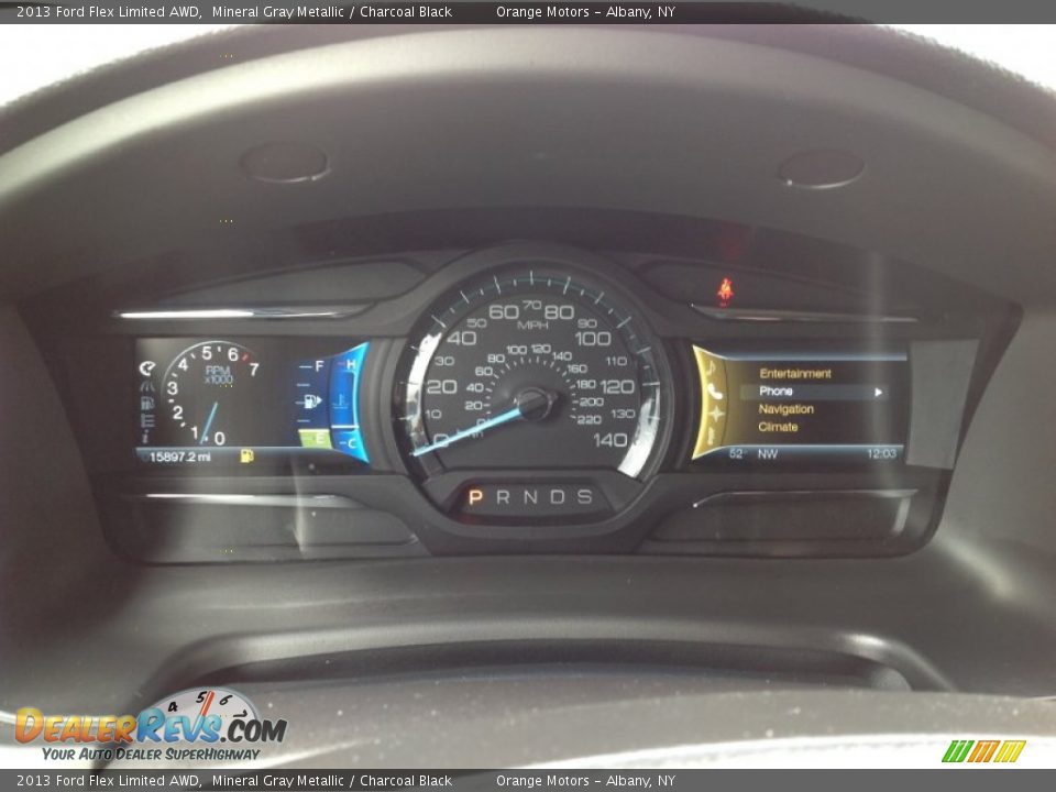 2013 Ford Flex Limited AWD Mineral Gray Metallic / Charcoal Black Photo #14