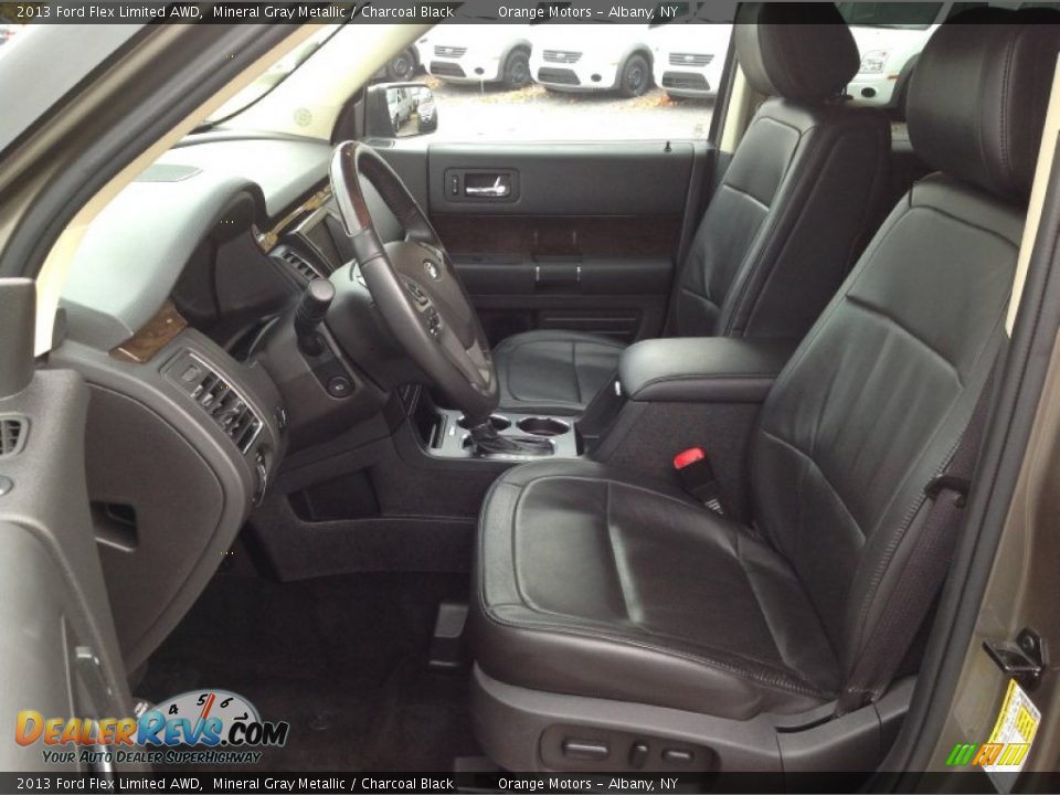 2013 Ford Flex Limited AWD Mineral Gray Metallic / Charcoal Black Photo #19