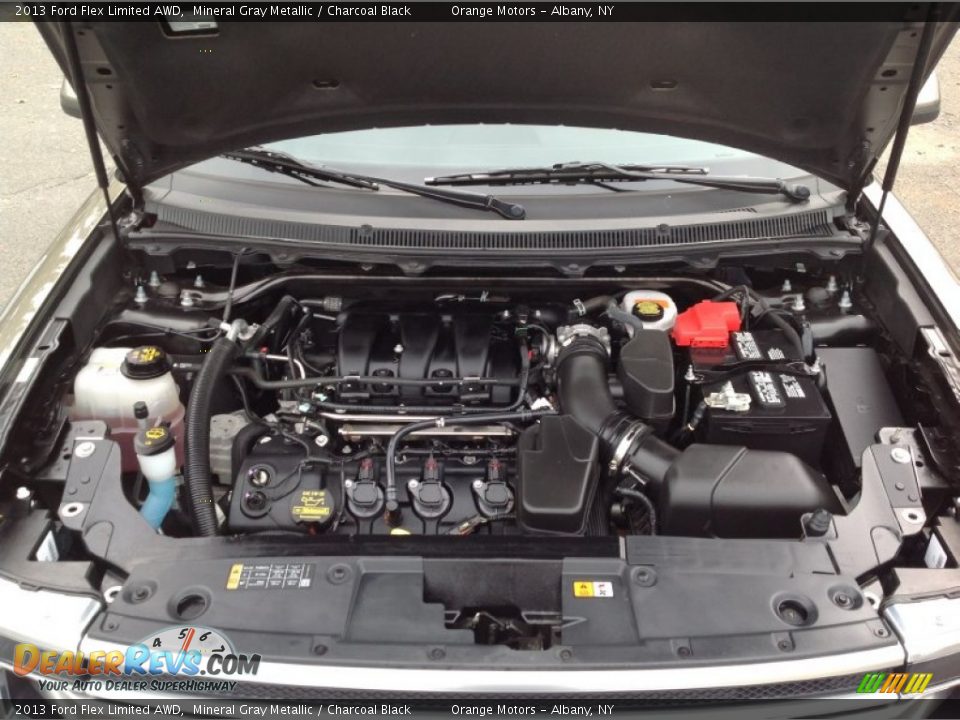 2013 Ford Flex Limited AWD Mineral Gray Metallic / Charcoal Black Photo #25