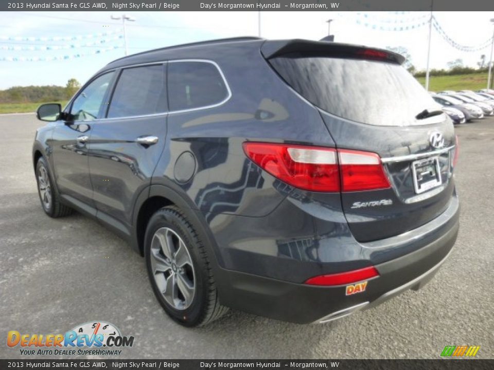 2013 Hyundai Santa Fe GLS AWD Night Sky Pearl / Beige Photo #5