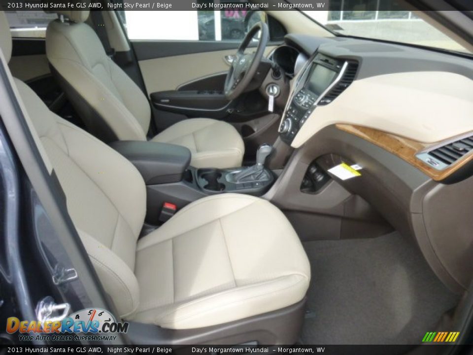 2013 Hyundai Santa Fe GLS AWD Night Sky Pearl / Beige Photo #10