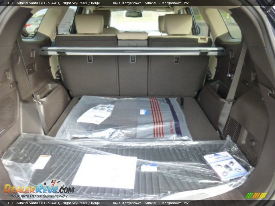2013 Hyundai Santa Fe GLS AWD Night Sky Pearl / Beige Photo #12