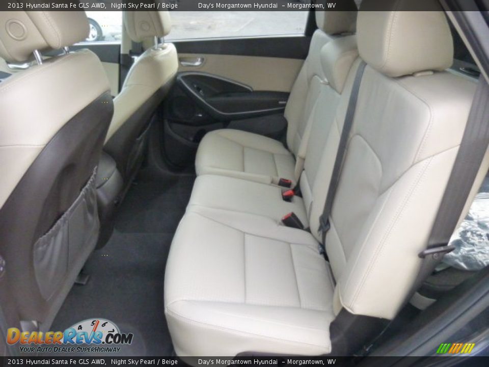 2013 Hyundai Santa Fe GLS AWD Night Sky Pearl / Beige Photo #13