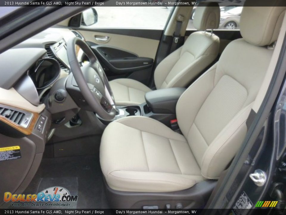 2013 Hyundai Santa Fe GLS AWD Night Sky Pearl / Beige Photo #15