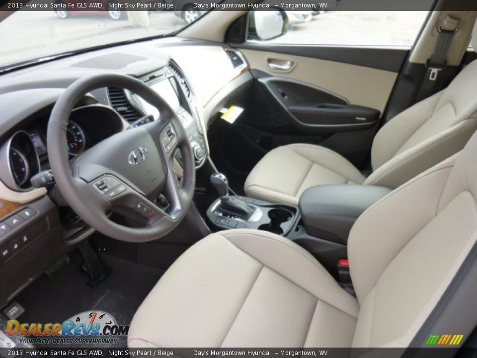 2013 Hyundai Santa Fe GLS AWD Night Sky Pearl / Beige Photo #16