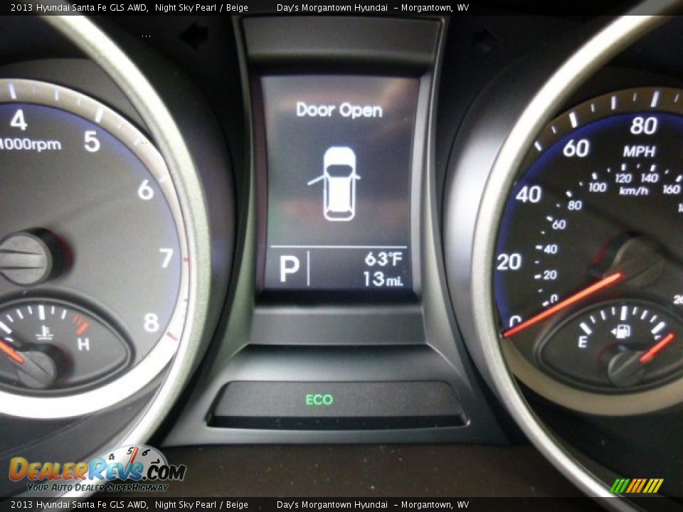 2013 Hyundai Santa Fe GLS AWD Night Sky Pearl / Beige Photo #20