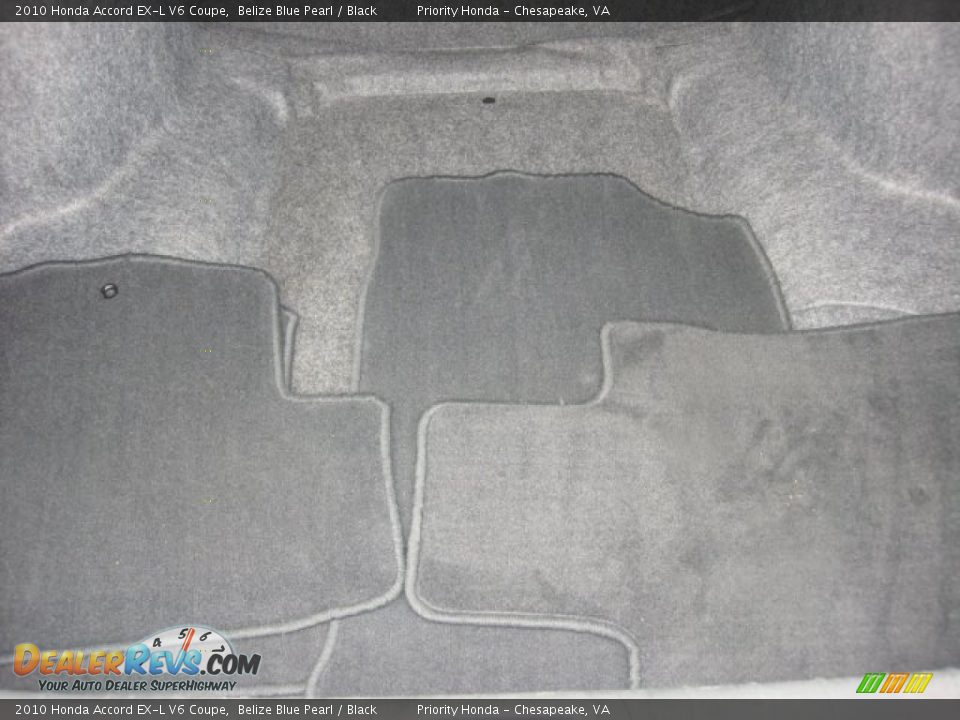 2010 Honda Accord EX-L V6 Coupe Belize Blue Pearl / Black Photo #11