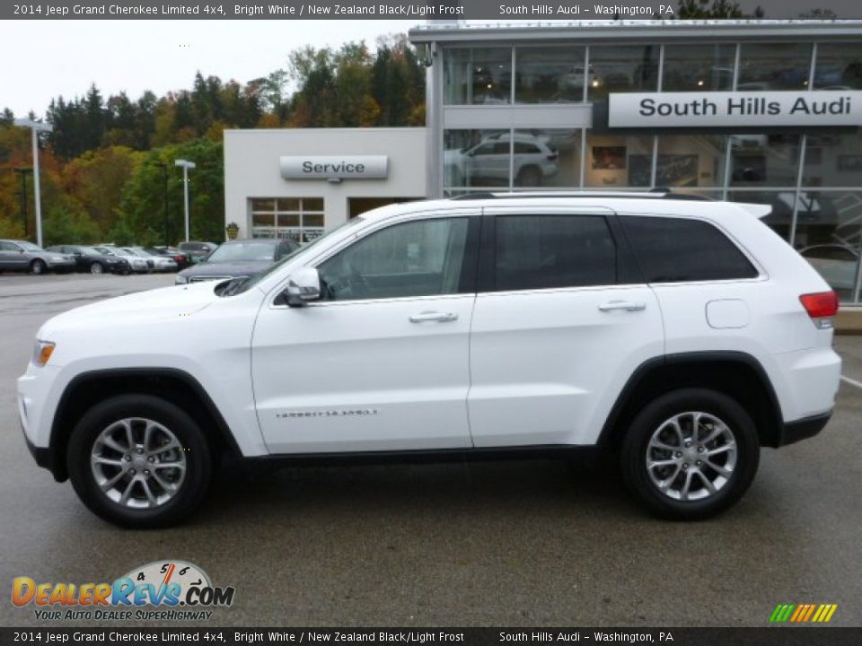 2014 Jeep Grand Cherokee Limited 4x4 Bright White / New Zealand Black/Light Frost Photo #2