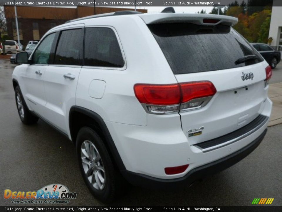 2014 Jeep Grand Cherokee Limited 4x4 Bright White / New Zealand Black/Light Frost Photo #3