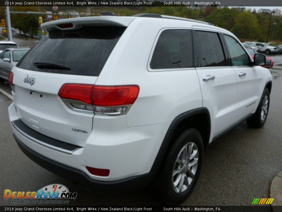 2014 Jeep Grand Cherokee Limited 4x4 Bright White / New Zealand Black/Light Frost Photo #5