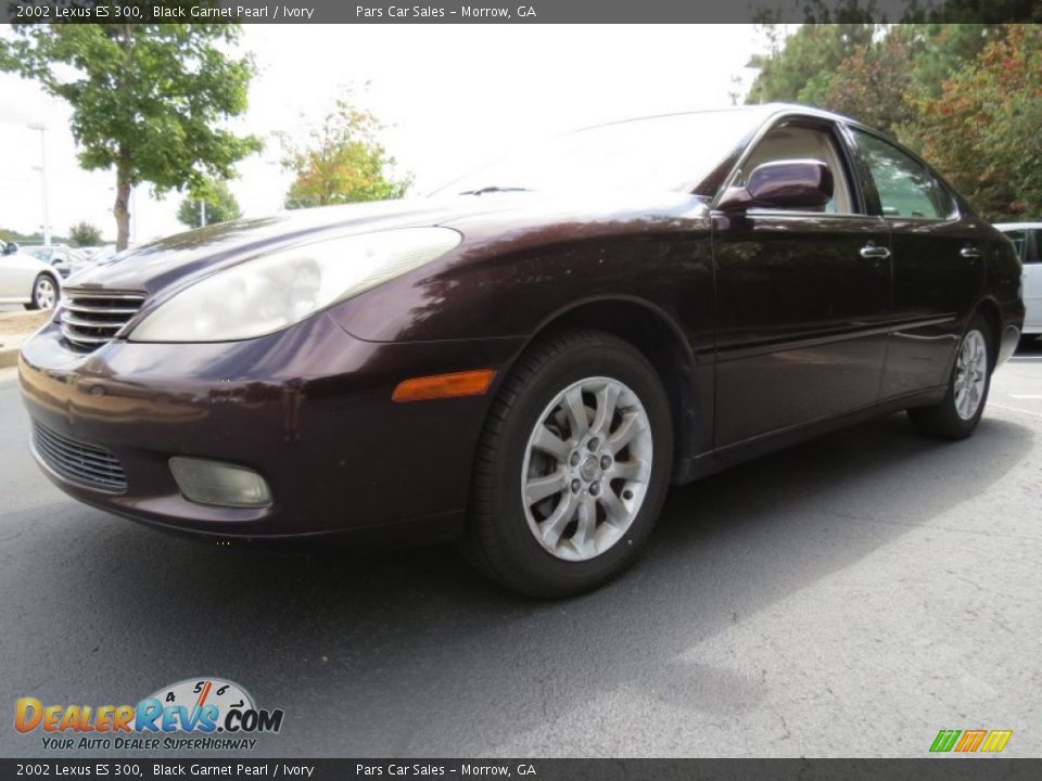 2002 Lexus ES 300 Black Garnet Pearl / Ivory Photo #1