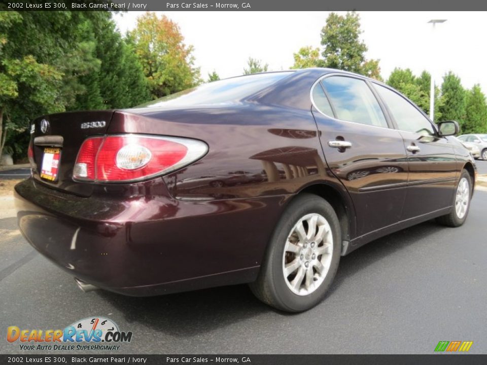 2002 Lexus ES 300 Black Garnet Pearl / Ivory Photo #3