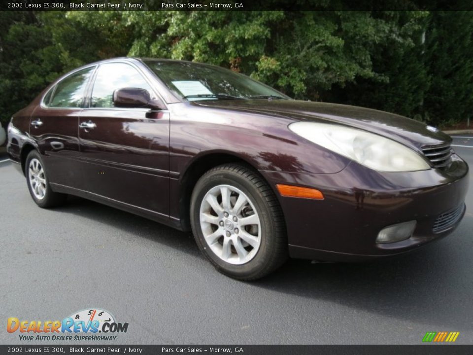 2002 Lexus ES 300 Black Garnet Pearl / Ivory Photo #4