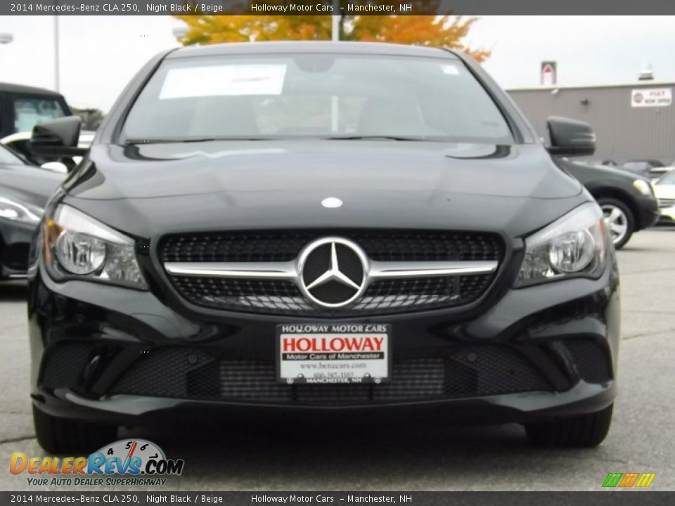 2014 Mercedes-Benz CLA 250 Night Black / Beige Photo #2