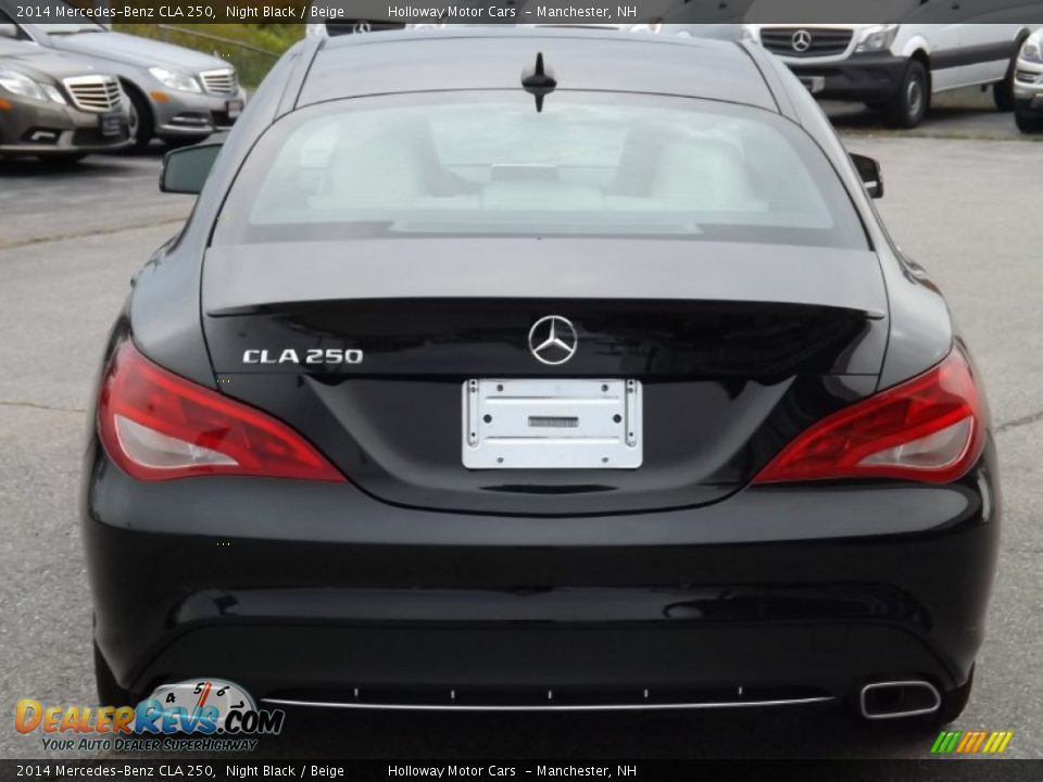 2014 Mercedes-Benz CLA 250 Night Black / Beige Photo #4