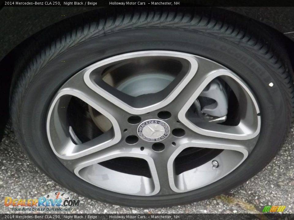 2014 Mercedes-Benz CLA 250 Night Black / Beige Photo #5