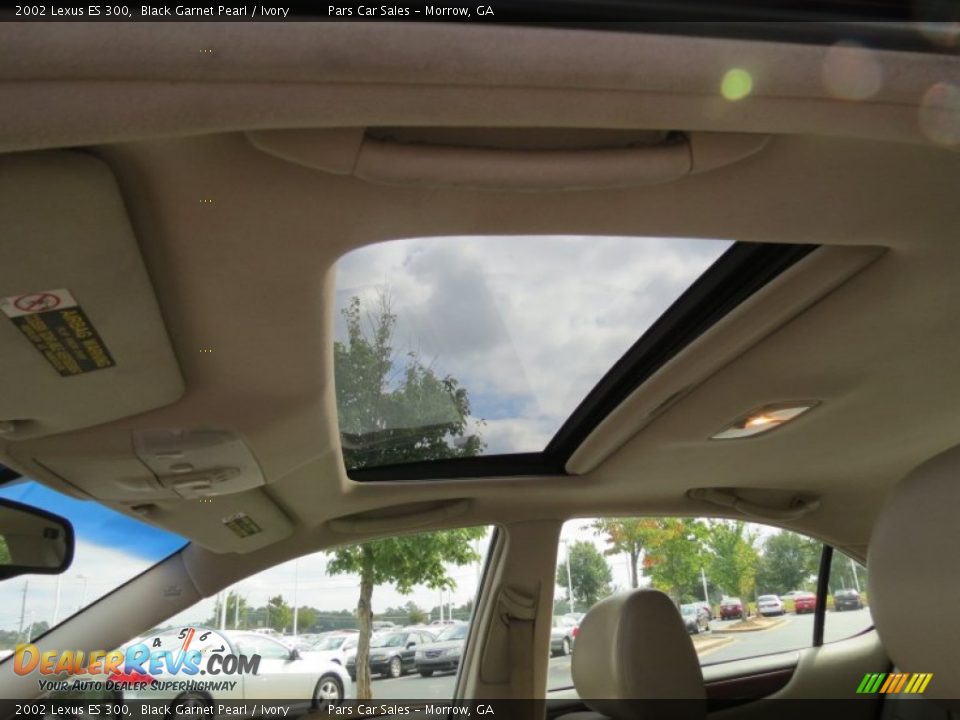 2002 Lexus ES 300 Black Garnet Pearl / Ivory Photo #8