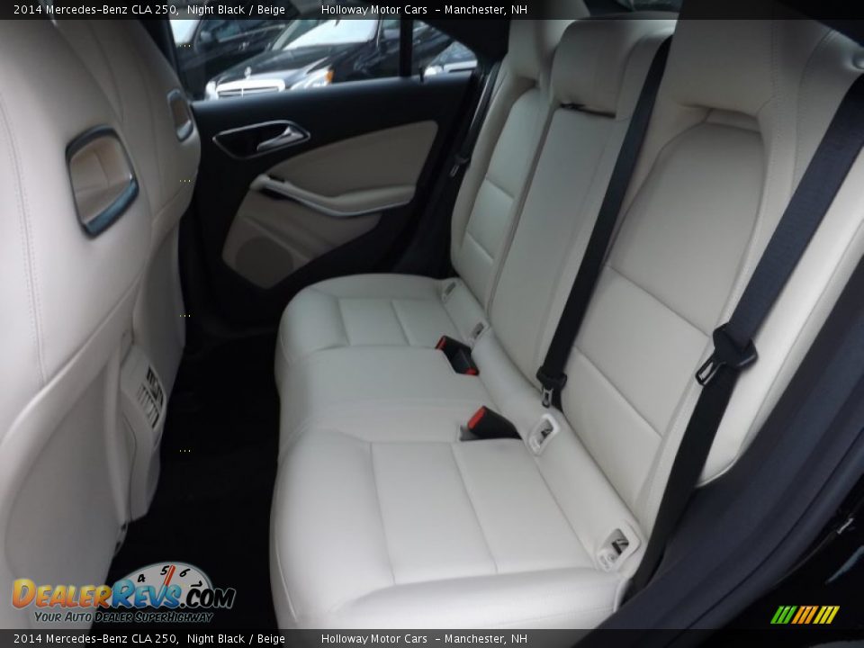 2014 Mercedes-Benz CLA 250 Night Black / Beige Photo #6