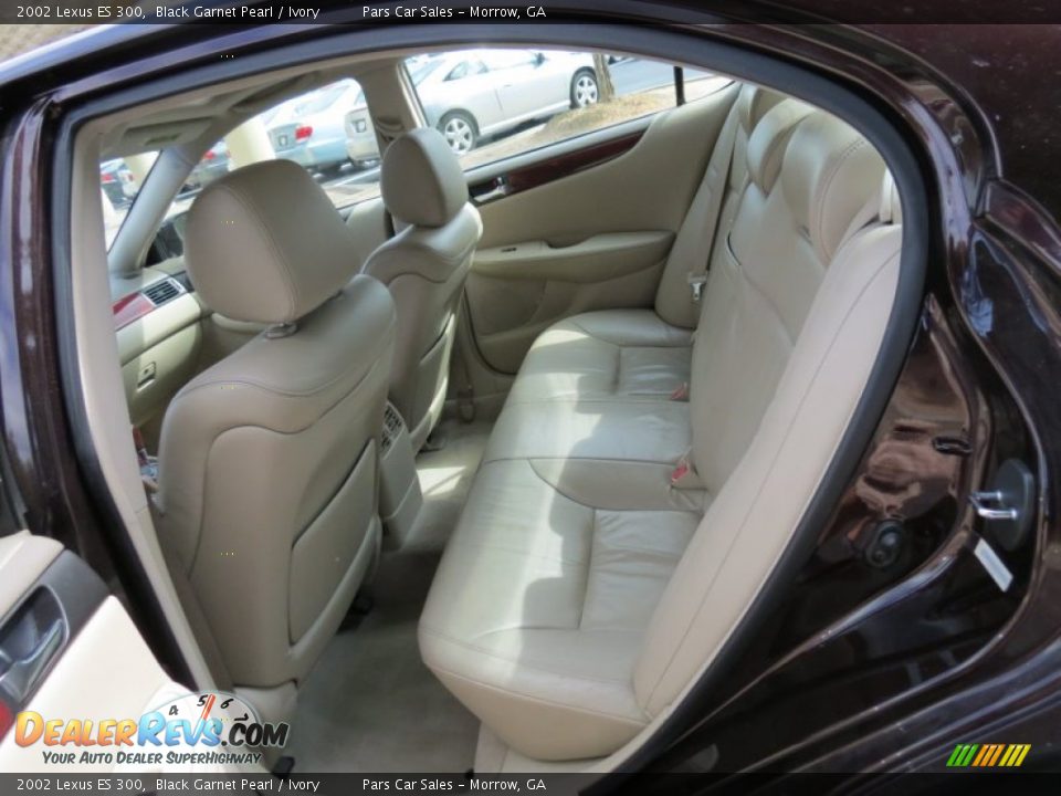 2002 Lexus ES 300 Black Garnet Pearl / Ivory Photo #9